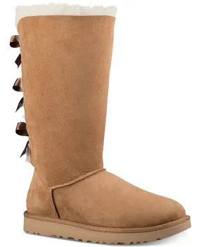 Угги женские Bailey Bow Tall II UGG, коричневый