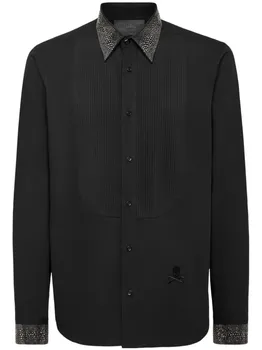 Philipp Plein рубашка Black Tie, черный