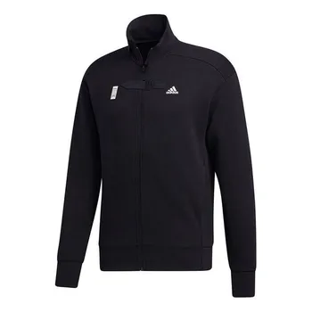 Куртка wj tt cardigan stand collar casual sports jacket black Adidas, черный