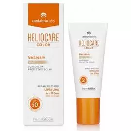 Тональный солнцезащитный гель-крем с СЗФ 50 натуральный Heliocare Color Gelcream Light SPF 50