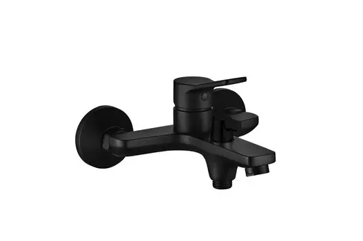 Смеситель для ванны и душа Esko Dubai black DI 54 B черный матовый