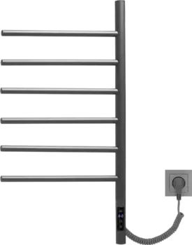Полотенцесушитель электрический Vincea VTD-1S2CGE графит