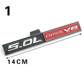 1 шт. 3D металлическая эмблема автомобиля 5.0L 5.7L 6.0L 6.8L LS1 LS2 LS3 LS6 COYOTE V8, значок на корпусе, наклейка на багажник, наклейка для D/odge J/EEP C/hevrolet F/ord и т. д. 4