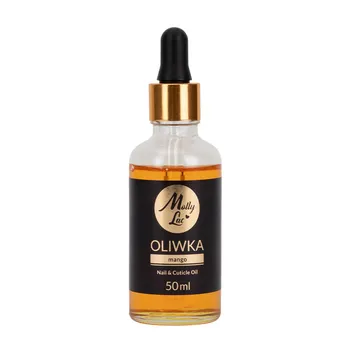 MollyLac Nail & Cuticle Oil масло для кутикулы и ногтей с капельницей Манго 50мл