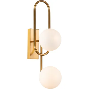 Бра настенное (11015/2W Brass) Indigo OPACO V000151 в форме шара