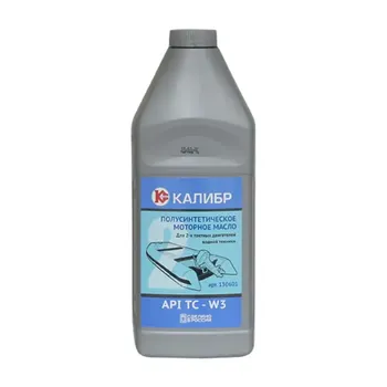Масло моторное 2Т Калибр полусинтетическое 1л
