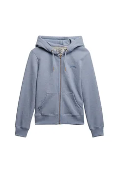 Толстовка с капюшоном на молнии Superdry, синий