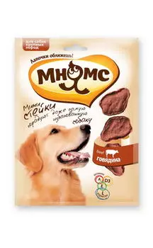 МНЯМС Pro Pet Мини стейки говядина д/собак крупных пород 75гр