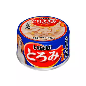 INABA CIAO TOROMI Корм влаж.куриное филе с сыром д/собак конс.80г
