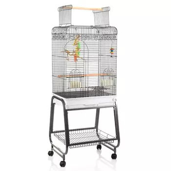MONTANA Cages Клетка для птиц "Birdyhome", тёмно-серая, 55х41х142см (Германия)!