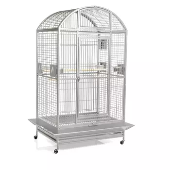 MONTANA Cages Клетка для средних птиц "Castell Nova Dome", светло-серая, 120х95х186см (Германия)!