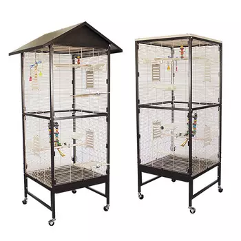 MONTANA Cages Клетка для малых птиц "Villa Casa 60", Choco-Vanile, 60х60х170см (Германия)!