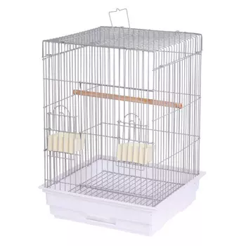 MONTANA Cages Клетка транспортировочная для птиц "Travel Cage EOS", светло-серая, 44х44х68см!