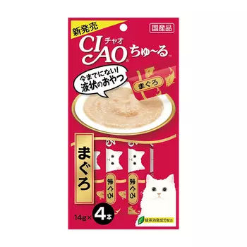 INABA Ciao Churu Лакомство желтоперый тунец д/кошек 56г