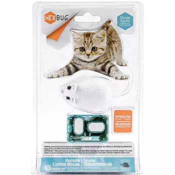 HEXBUG Игрушка для кошек интерактивная, микроробот на управлении "Мышка", 6.5х4х2.8см (США)