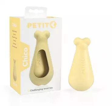 PETIT Игрушка для лакомств для собак "Chico", желтая