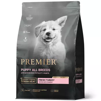 PREMIER Dog All Breeds Puppy Turkey Корм сух.индейка д/щенков всех пород 10кг