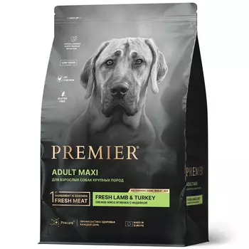 PREMIER Dog Maxi Adult Lamb&Turkey Корм сух.ягненок,индейка д/собак крупных пород 10кг