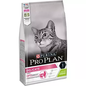 PRO PLAN Delikate Корм сух.ягненок д/кошек с чувствительным пищеварением 10кг