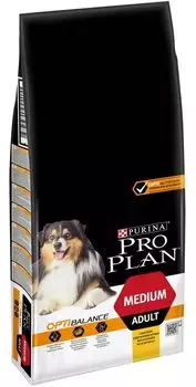 PRO PLAN Medium Adult Корм сух.курица д/собак средних пород 7кг