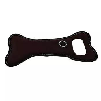 PUPPIA Игрушка для собак мягкая "Кость", коричневая, 20х10х4см (Южная Корея)