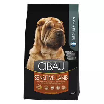 FARMINA CIBAU Sensitive Lamb Medium&Maxi Adult Корм сух.ягненок д/собак средних и крупных пород 12кг