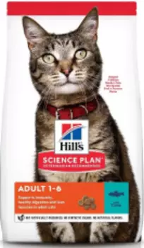 HILLS Science Plan Adult Tuna Корм сух.тунец д/кошек 1,5кг