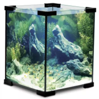 LAGUNA Crystal 6001B Аквариум черный 15л 250*250*250мм