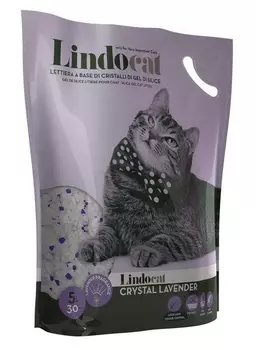 LINDOCAT Наполнитель впитывающий силикагель "Crystal Lavender" 5л