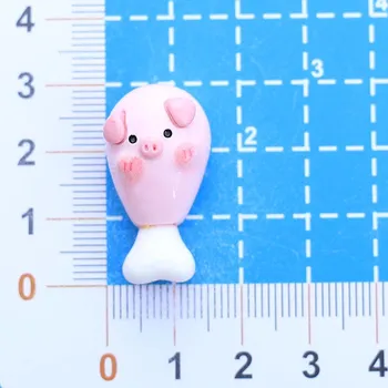 Shiny Cute Pig Resin Jewelry & DIY Accessories: Cream Glue Hairpins, Headbands, Phone Cases