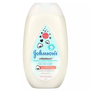 Johnson & Johnson, Cottontouch, лосьон для лица и тела для новорожденных, 400 мл (13,6 жидк. Унции)