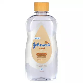 Johnson's Baby, Миндальное масло, 14 жидких унций (414 мл)