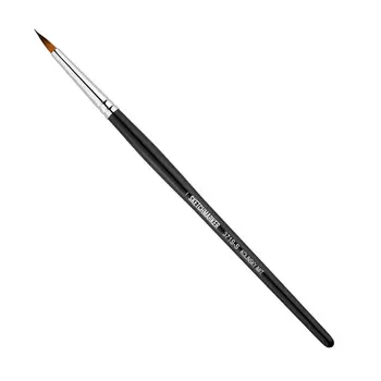 Кисть имитация колонка №1 круглая укороченная Sketchmarker "371S" ручка короткая