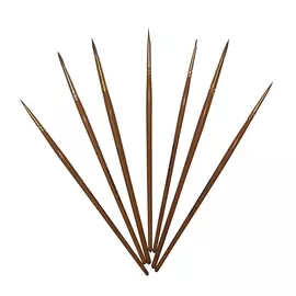 Кисть колонок круглая "Pinax Creative" короткая ручка