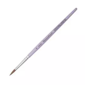 Кисть колонок микс №4 круглая HANA "D1" короткая ручка