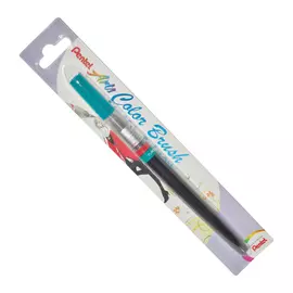 Кисть с краской Pentel "Colour Brush" Бирюзовый