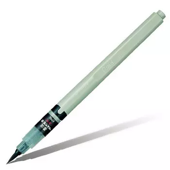 Кисть с пигментными чернилами Pentel "Brush Pen" цвет черный, в блистере