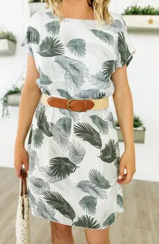 Платье Giorgia Palm в цвете Off White PINK MARTINI
