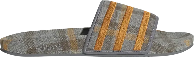 Сандалии Adidas Adilette Slide 'Cozy Pack - Focus Orange Grey', оранжевый