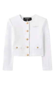 Хлопковый жакет Balmain