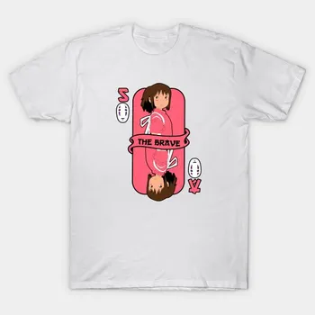 Футболка женская Brave Card Harajuku Print Kawaii футболка летняя с коротким рукавом женская футболка топ футболка S