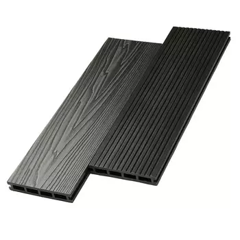 Доска террасная Greenwerk 21х135х3000 мм ДПК графит (2 шт.)