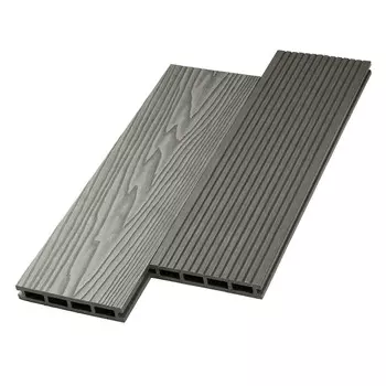 Доска террасная Greenwerk 21х135х3000 мм ДПК серая (2 шт.)