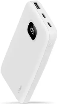 Аккумулятор внешний TTEC ChargeUp Pro LCD 2BB209B 10000mAh, PD 20W, цвет: белый