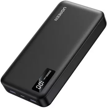 Аккумулятор внешний UGREEN PB312 25683_ 20000mAh PD 20W Power Bank. Цвет: серый