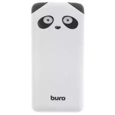 Аккумулятор внешний универсальный Buro RA-10000PD белый Panda Li-Pol 10000mAh 2.1A+1A 2xUSB