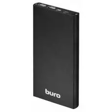 Аккумулятор внешний универсальный Buro RA-12000-AL-BK черный Li-Pol 12000mAh 2.1A+1A 2xUSB
