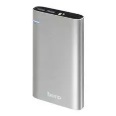 Аккумулятор внешний универсальный Buro RCL-21000 серебристый Li-Pol 21000mAh 2.1A 2xUSB