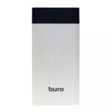 Аккумулятор внешний универсальный Buro RLP-12000 белый Li-Pol 12000mAh 2.1A+2.1A 2xUSB
