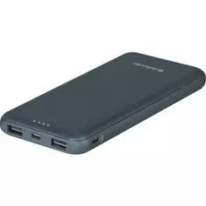 Аккумулятор внешний универсальный Defender ExtraLife 10000F 83663 2xUSB, 2.1A, 10000mAh, 2 входа